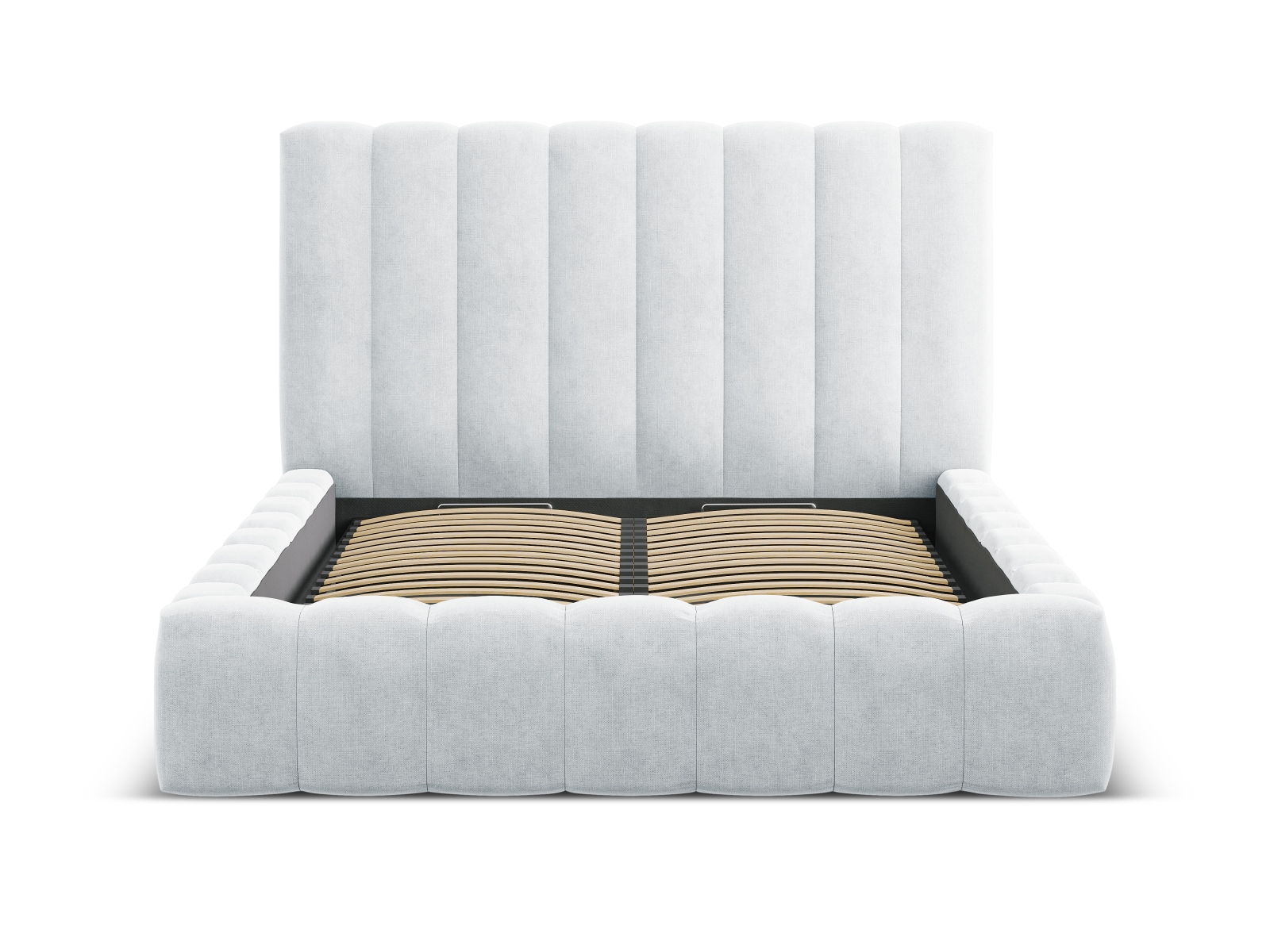 Storage Bed With Headboard, "Kelp", 165x230x125