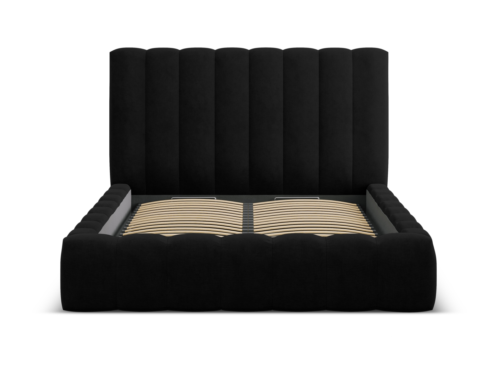 Storage Bed With Headboard, "Kelp", 165x230x125