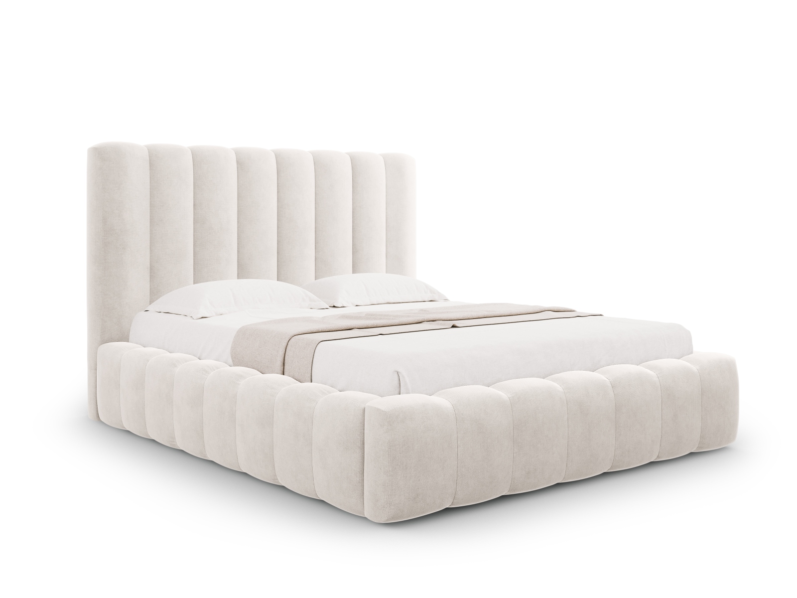 Storage Bed With Headboard, "Kelp", 185x230x125