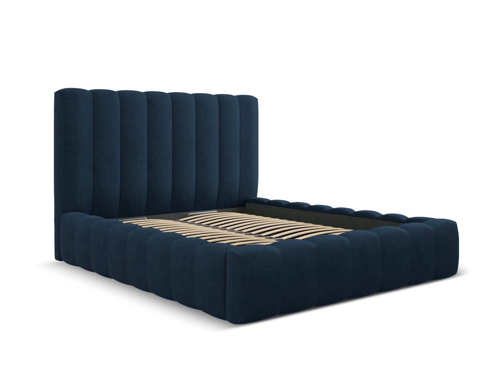 Storage Bed With Headboard, "Kelp", 185x230x125