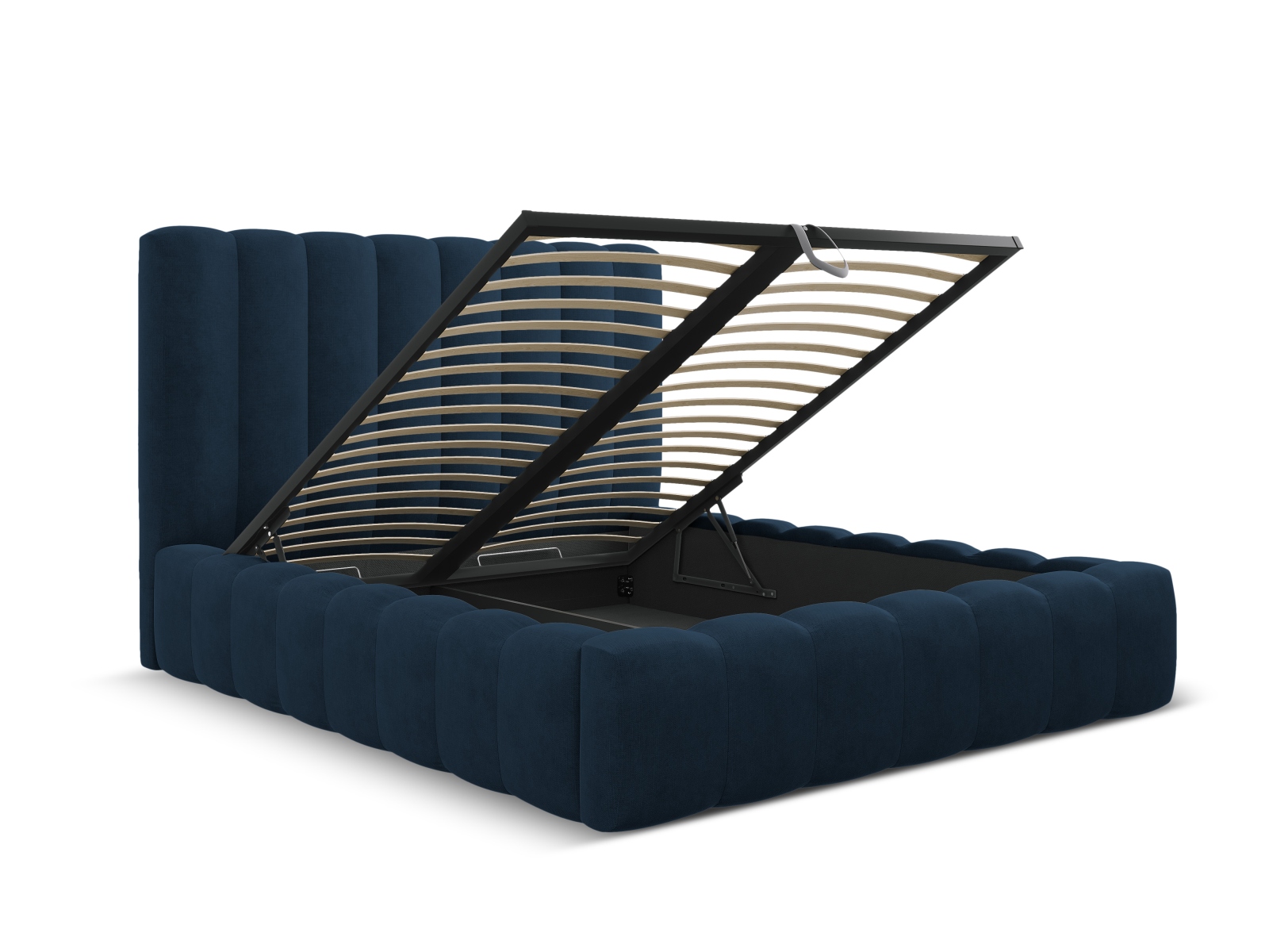 Storage Bed With Headboard, "Kelp", 185x230x125