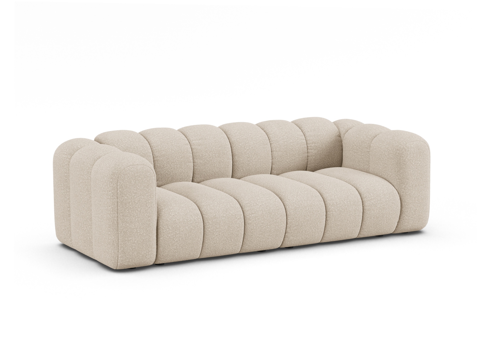 Boucle Sofa, "Lupine", 3 Seats, 230x95x70