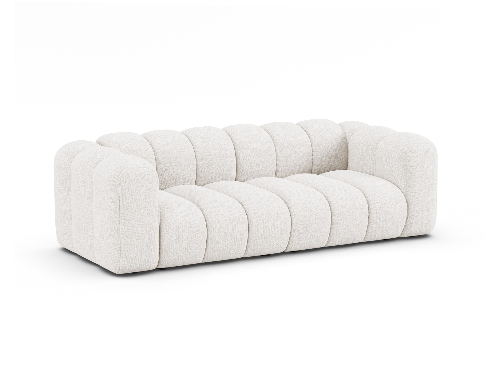 Boucle Sofa, "Lupine", 3 Seats, 230x95x70