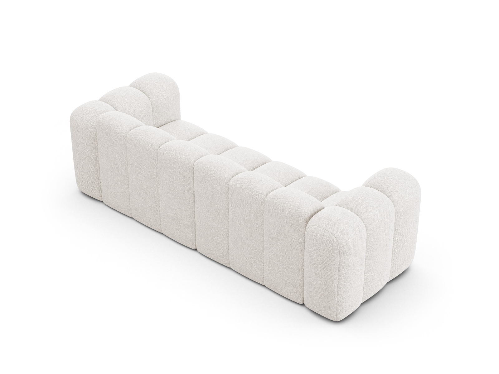 Boucle Sofa, "Lupine", 3 Seats, 230x95x70
