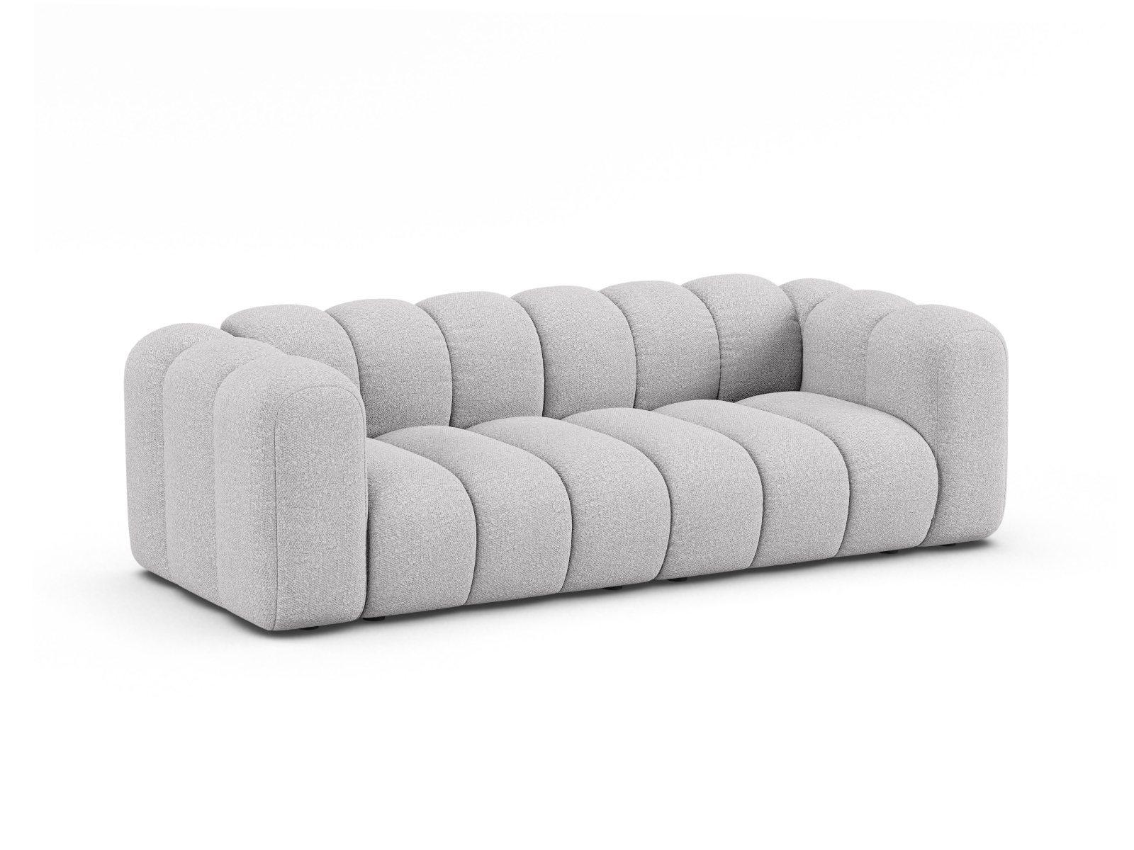 Boucle Sofa, "Lupine", 3 Seats, 230x95x70