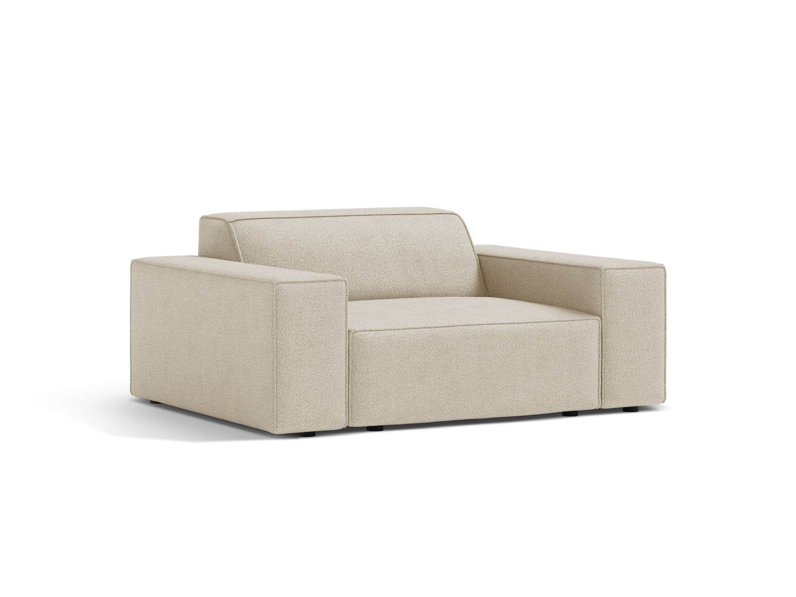 Boucle Armchair, "Jodie", 1 Seat, 124x99x77