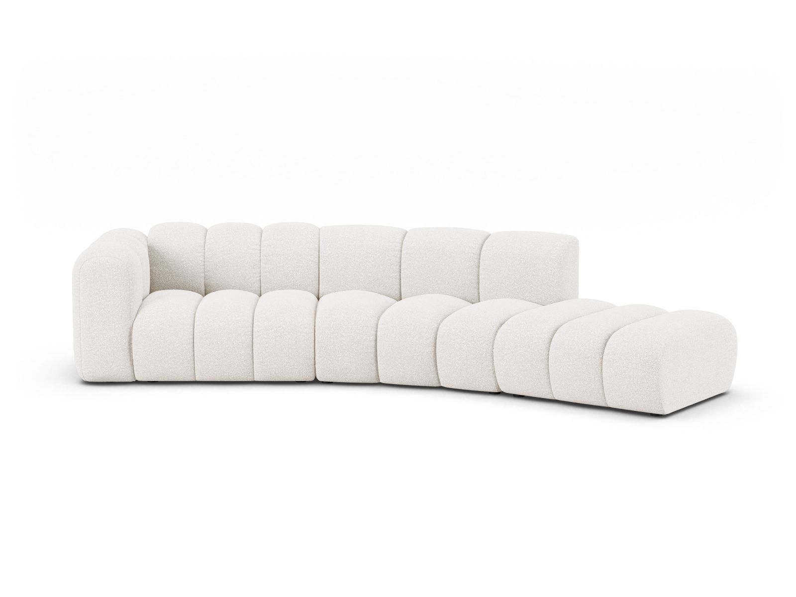 Right Modular Sofa, "Lupine", 5 Seats, 335x166x70