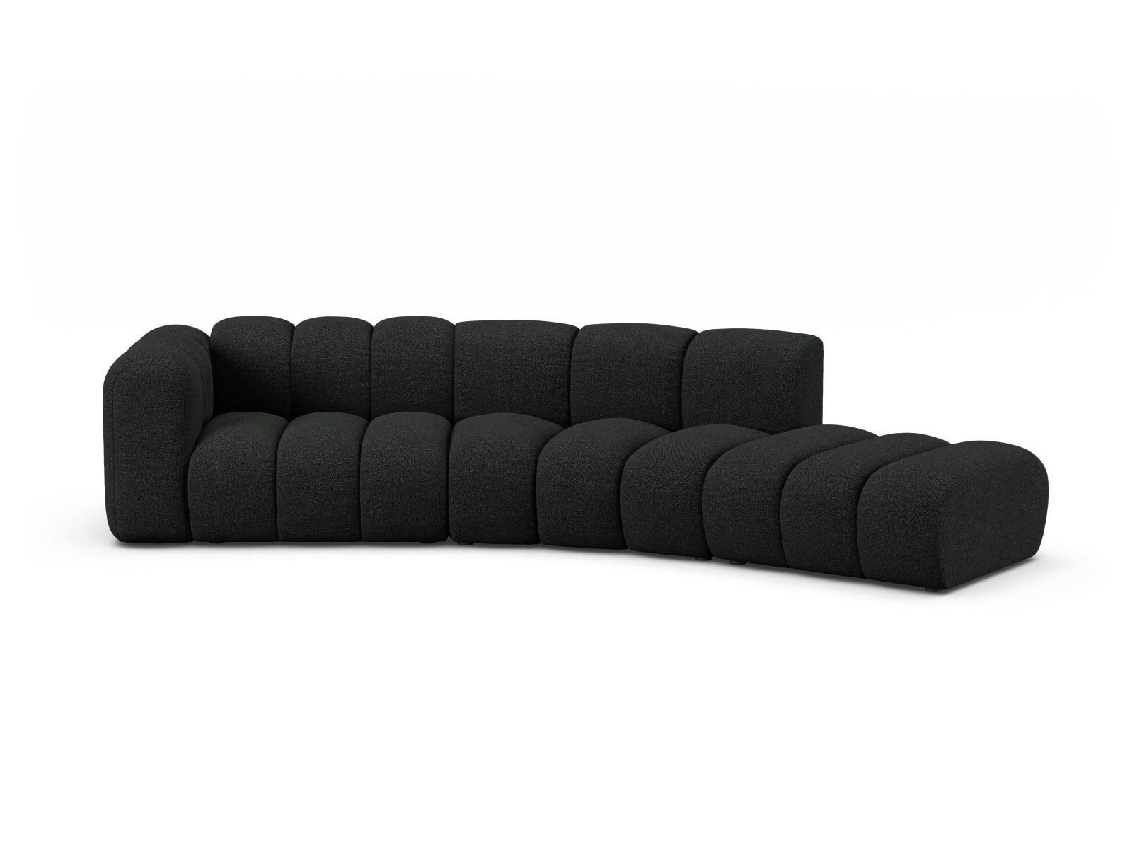 Right Modular Sofa, "Lupine", 5 Seats, 335x166x70