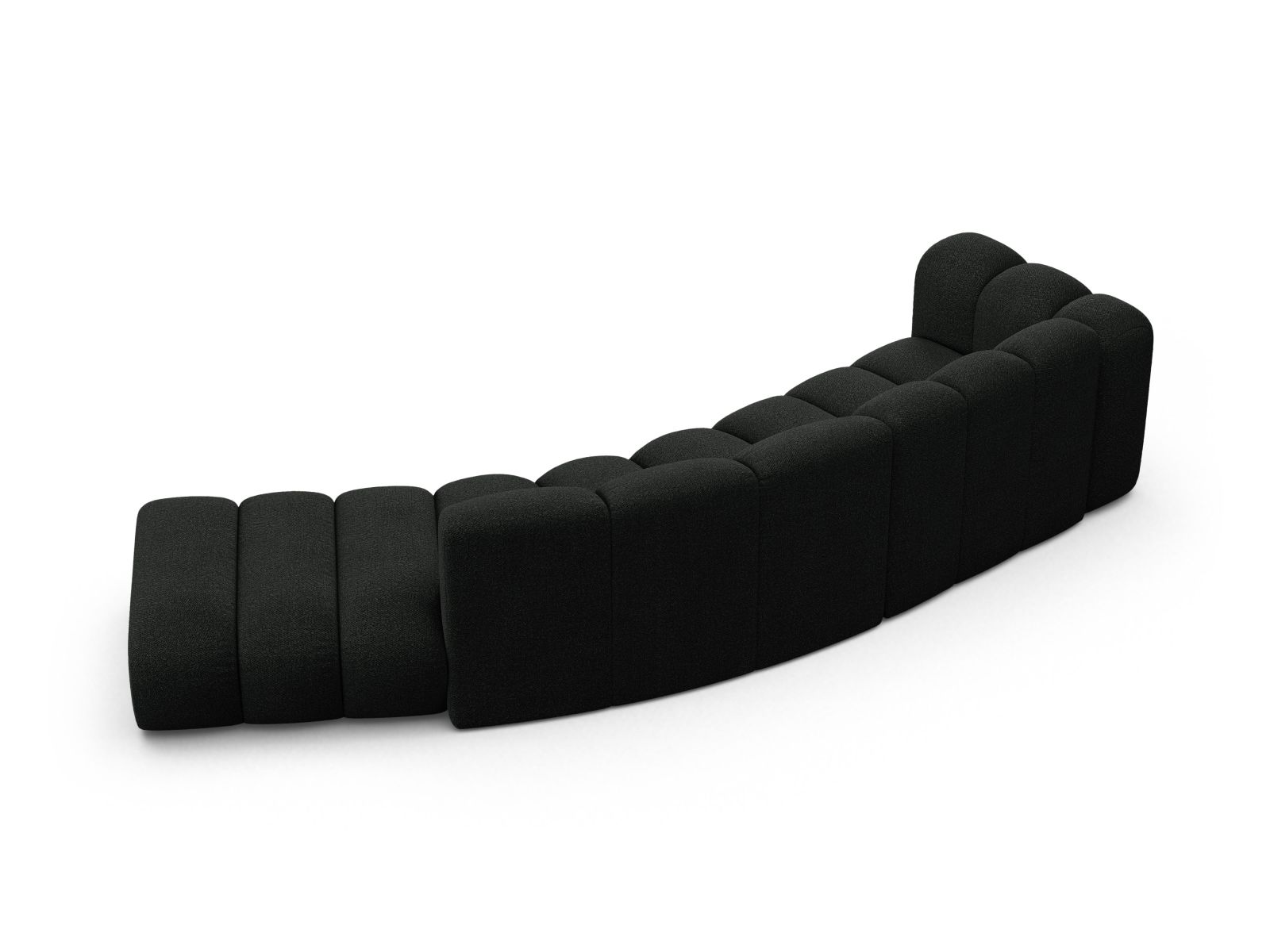 Right Modular Sofa, "Lupine", 5 Seats, 335x166x70