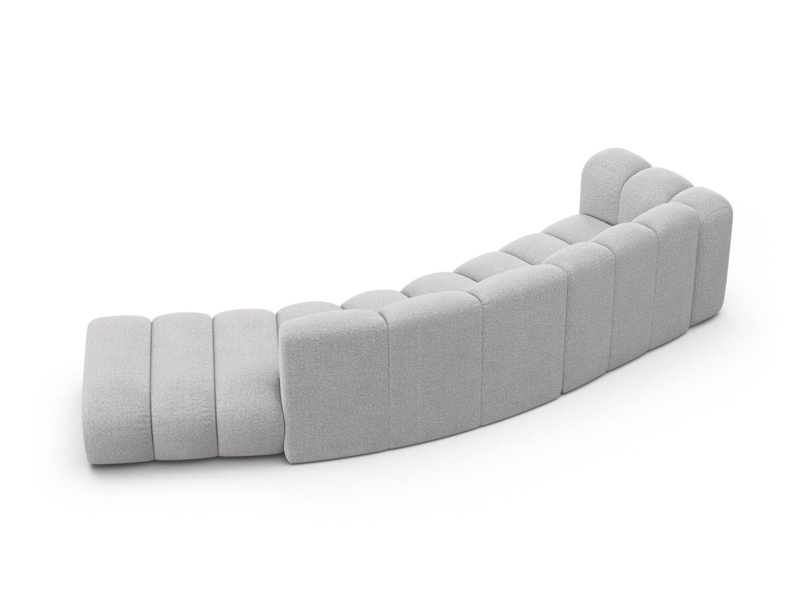 Right Modular Sofa, "Lupine", 5 Seats, 335x166x70