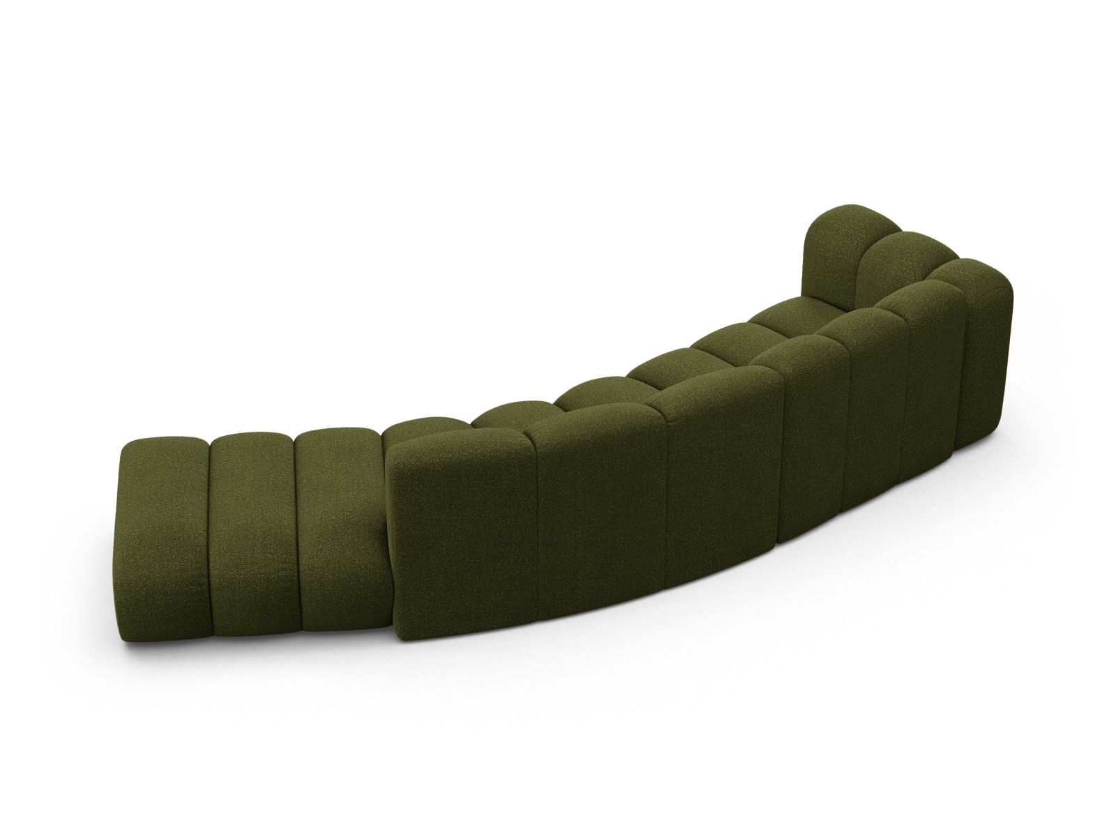 Right Modular Sofa, "Lupine", 5 Seats, 335x166x70