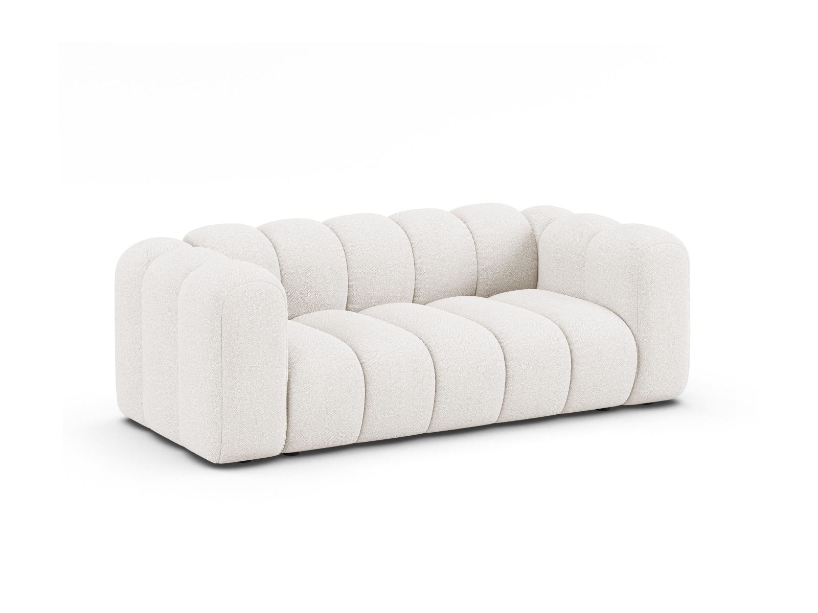 Boucle Sofa, "Lupine", 2 Seats, 200x95x70