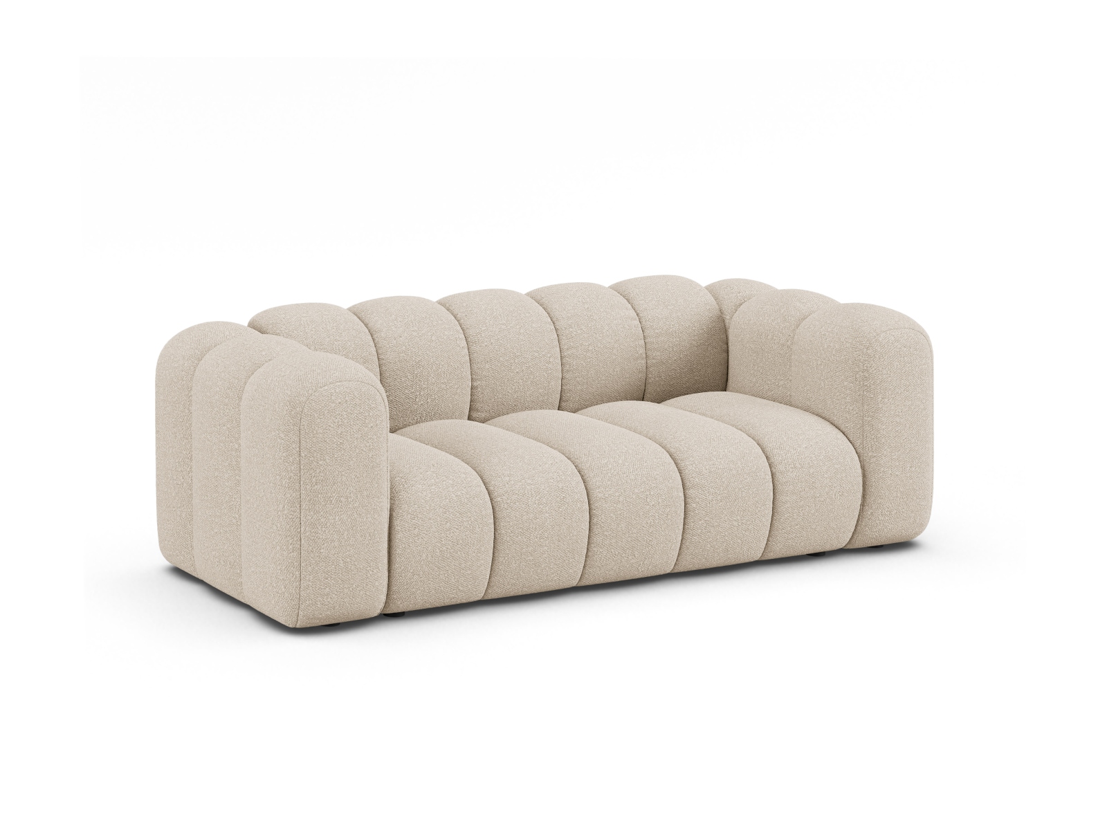 Boucle Sofa, "Lupine", 2 Seats, 200x95x70