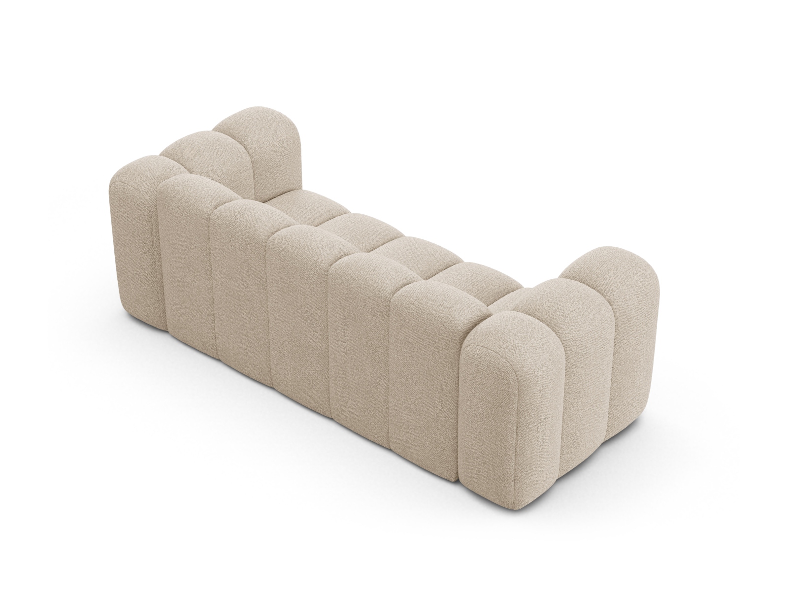 Boucle Sofa, "Lupine", 2 Seats, 200x95x70