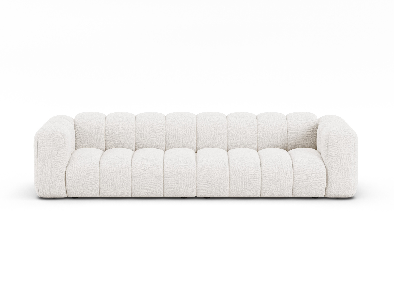 Boucle Sofa, "Lupine", 4 Seats, 290x95x70