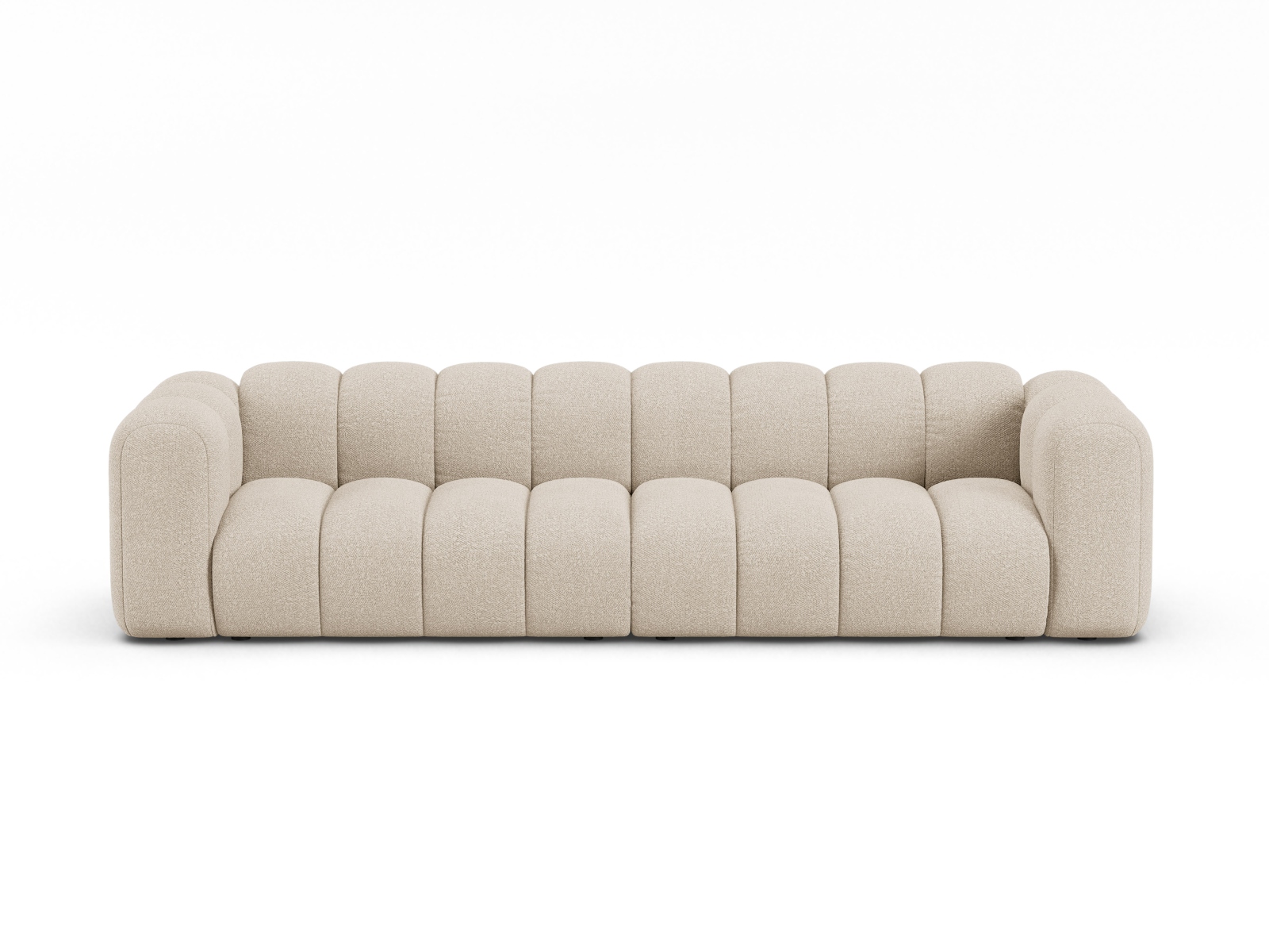 Boucle Sofa, "Lupine", 4 Seats, 290x95x70