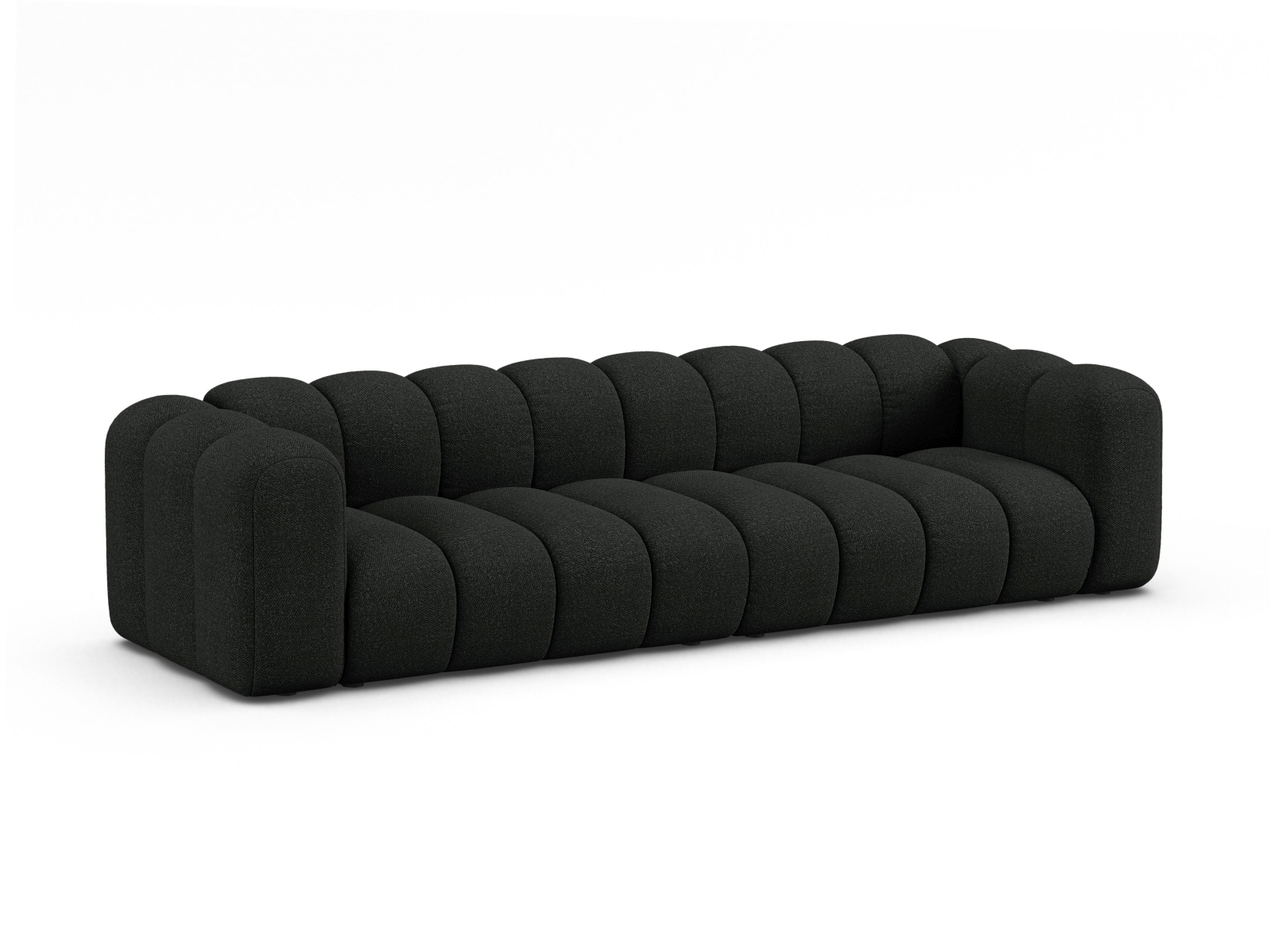 Boucle Sofa, "Lupine", 4 Seats, 290x95x70