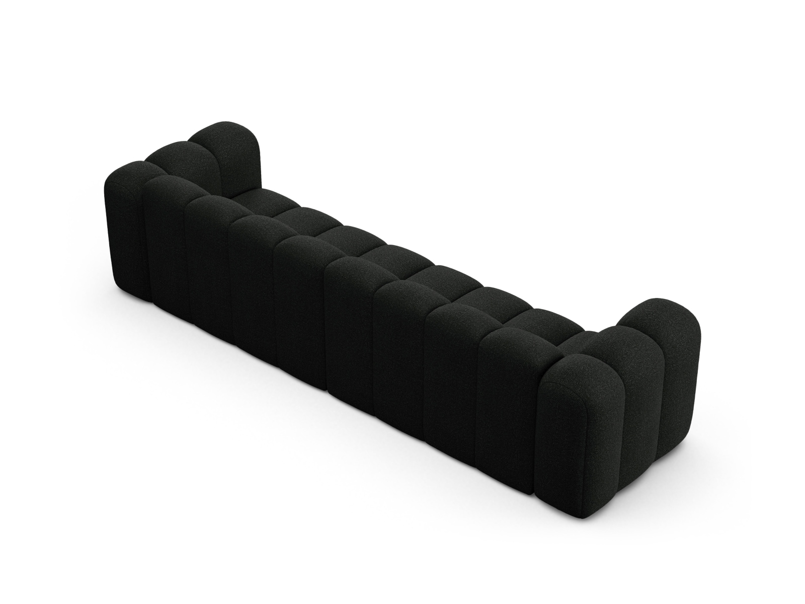 Boucle Sofa, "Lupine", 4 Seats, 290x95x70