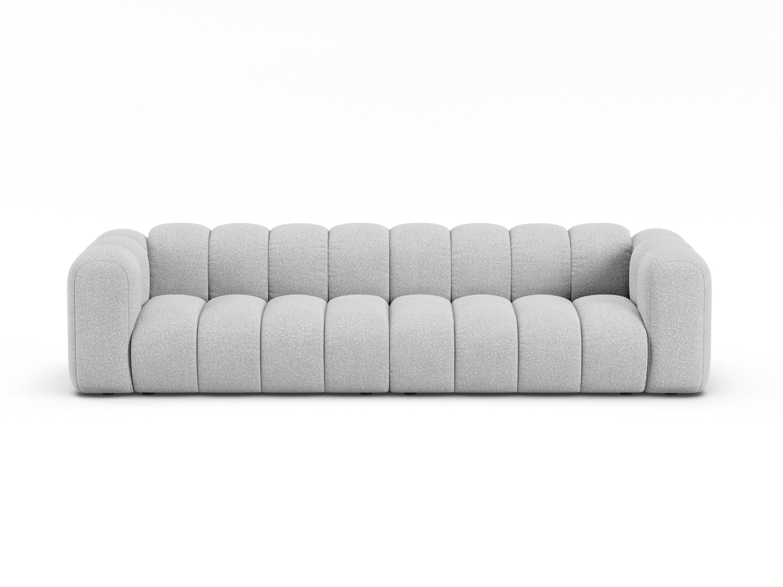 Boucle Sofa, "Lupine", 4 Seats, 290x95x70