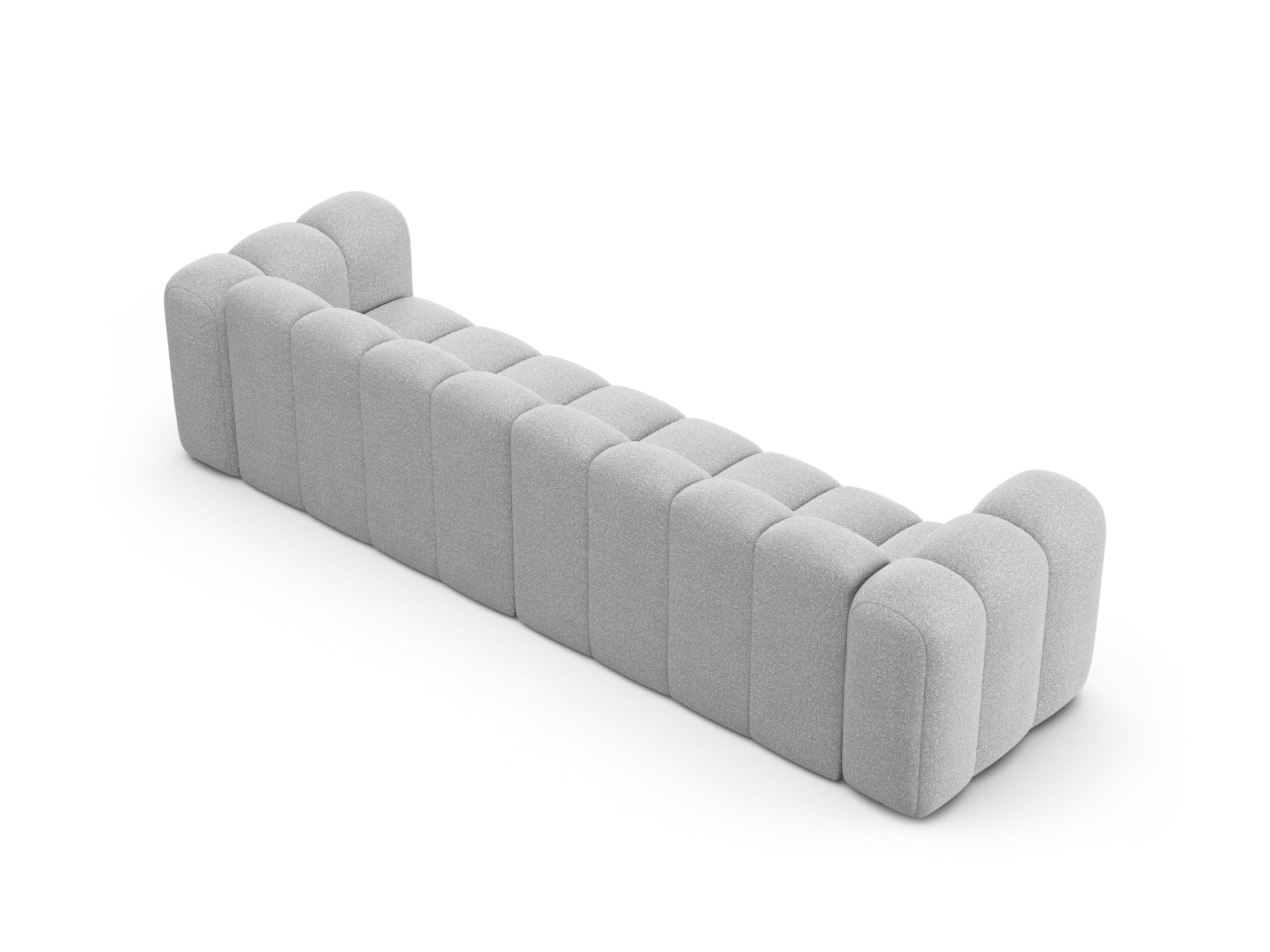 Boucle Sofa, "Lupine", 4 Seats, 290x95x70