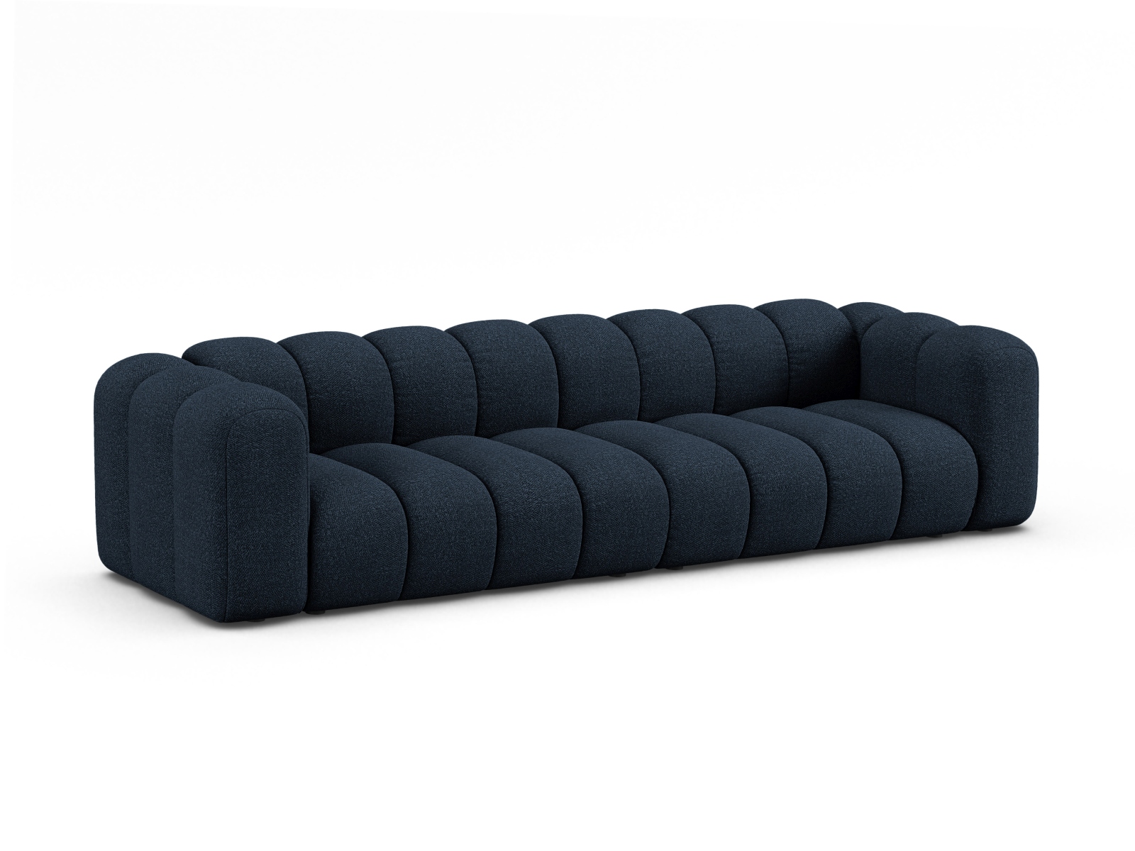 Boucle Sofa, "Lupine", 4 Seats, 290x95x70