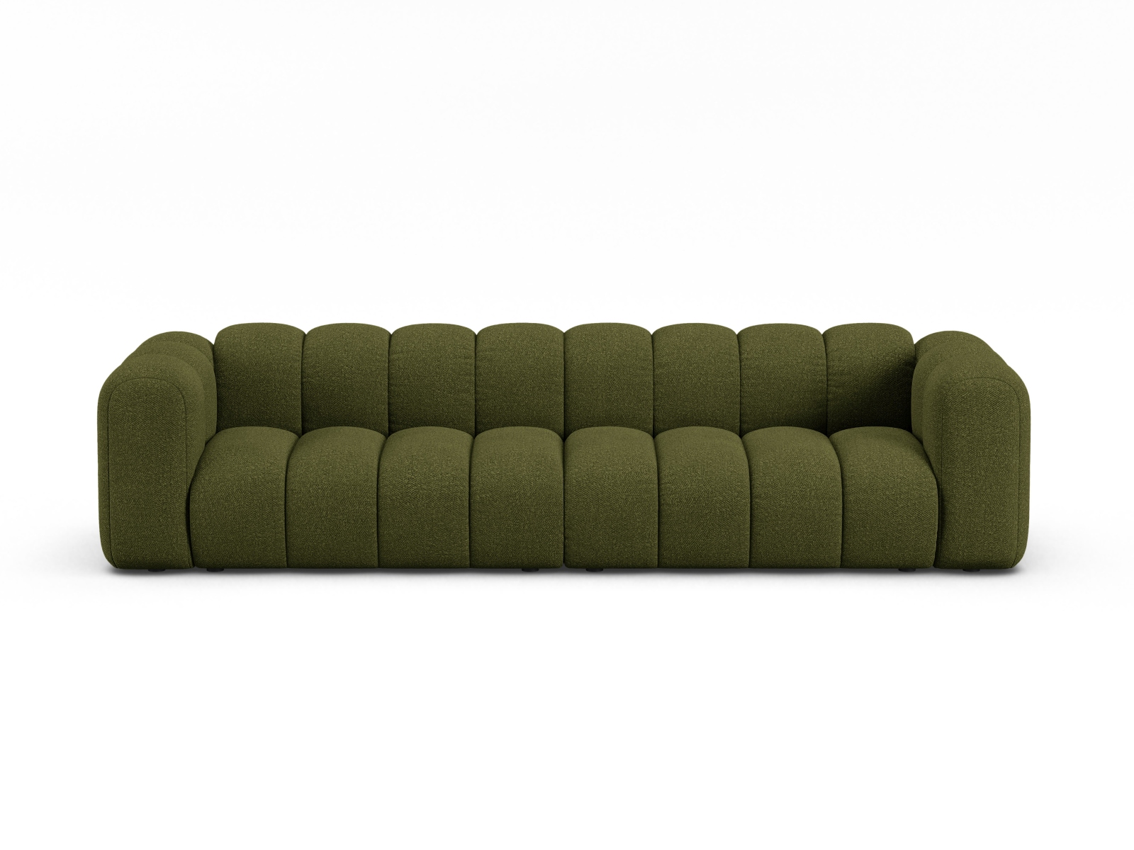 Boucle Sofa, "Lupine", 4 Seats, 290x95x70
