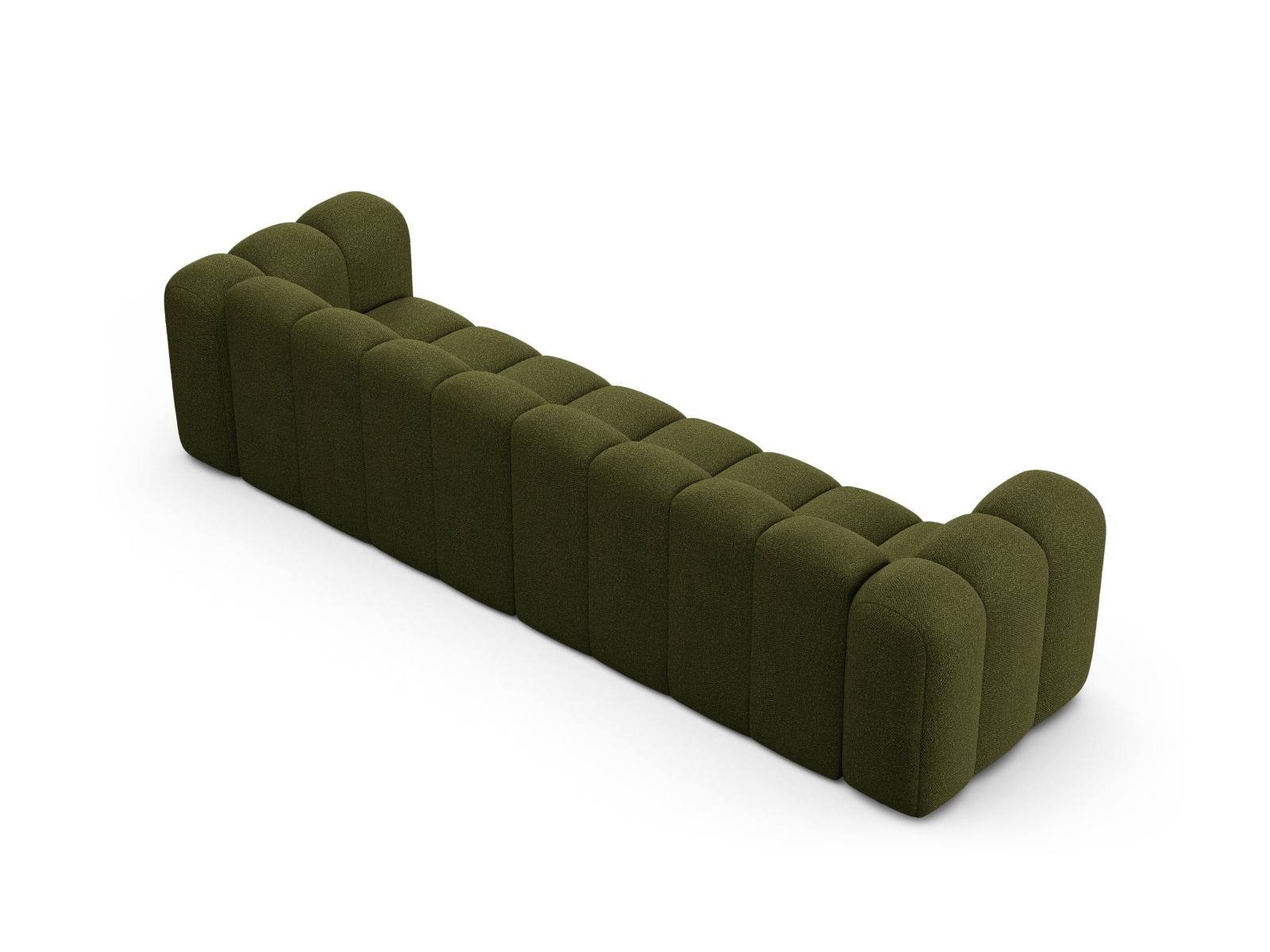 Boucle Sofa, "Lupine", 4 Seats, 290x95x70