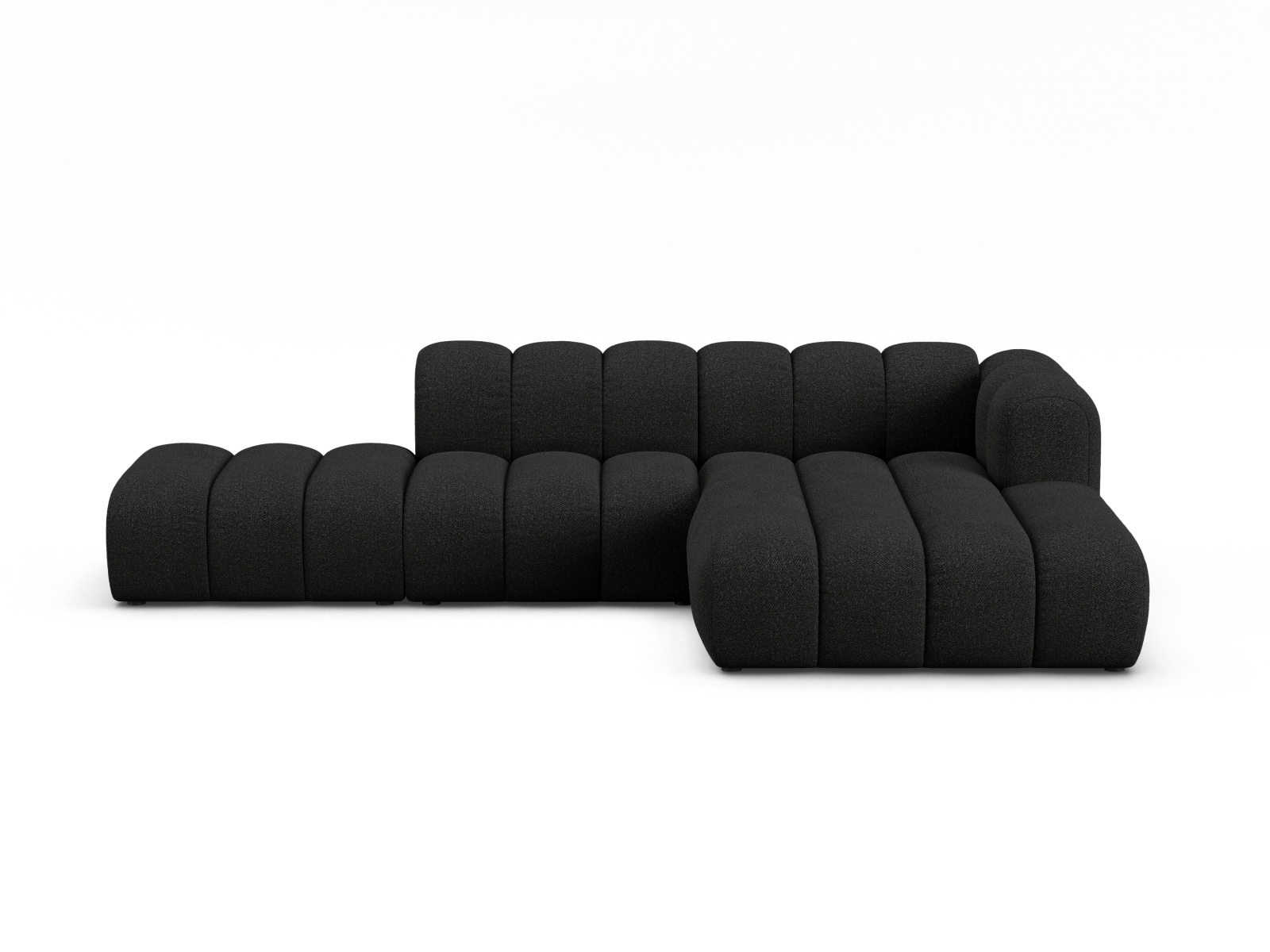 Modular Right Open Corner Sofa, "Lupine", 5 Seats, 299x177x70