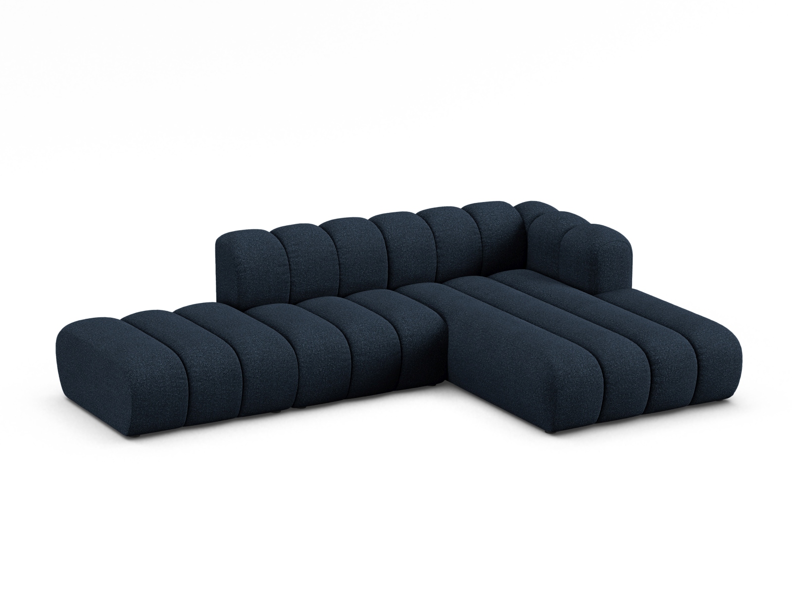 Modular Right Open Corner Sofa, "Lupine", 5 Seats, 299x177x70