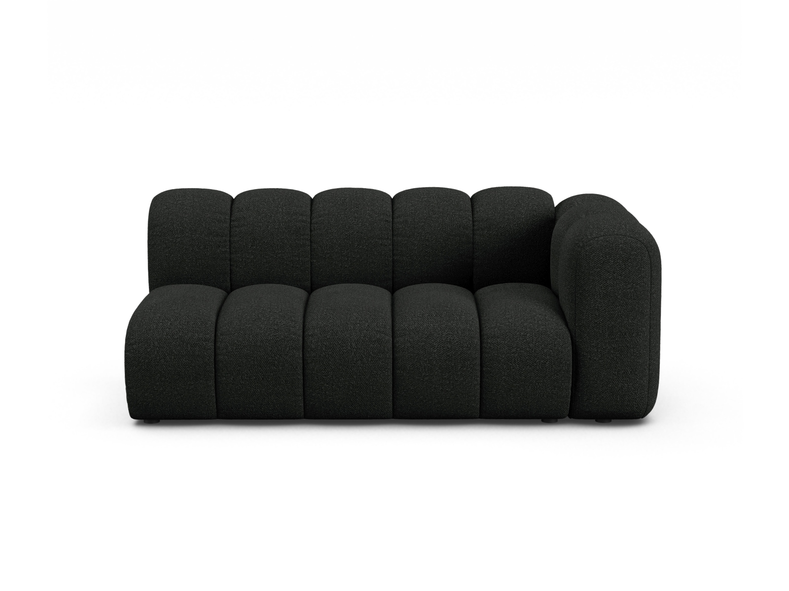 Boucle Right Modular Sofa, "Lupine", 3 Seats, 175x95x70