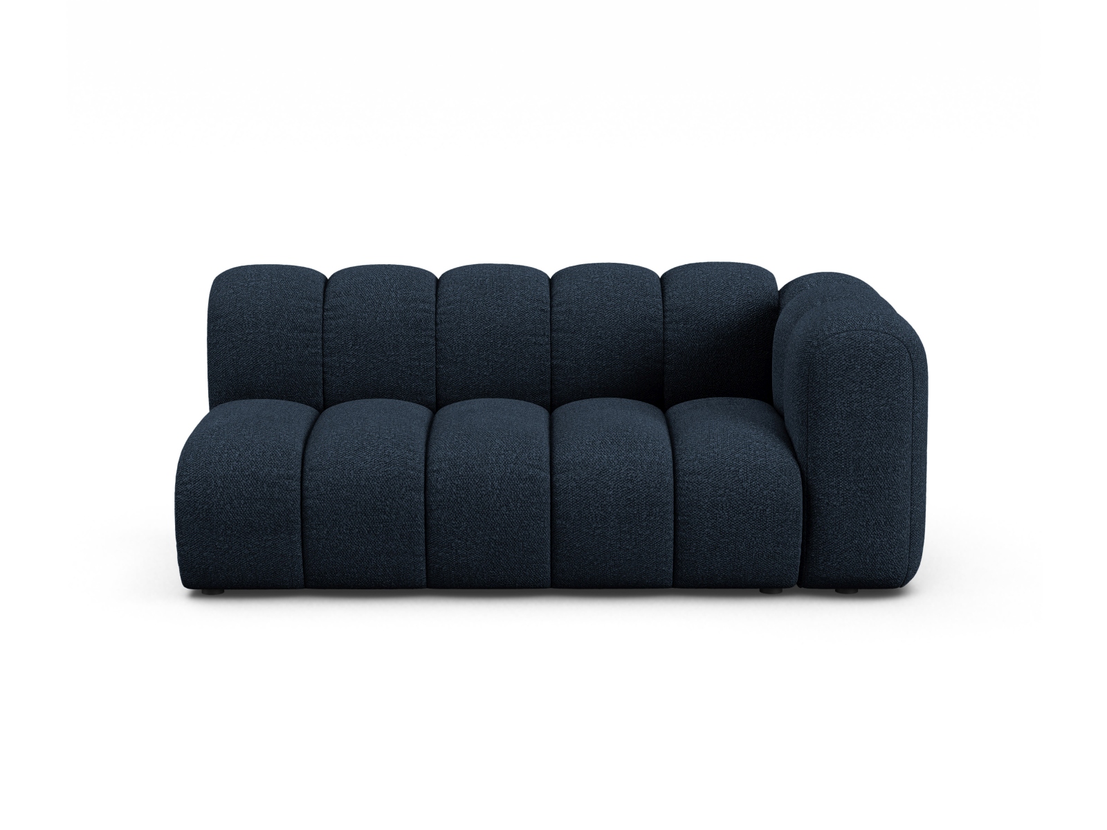 Boucle Right Modular Sofa, "Lupine", 3 Seats, 175x95x70