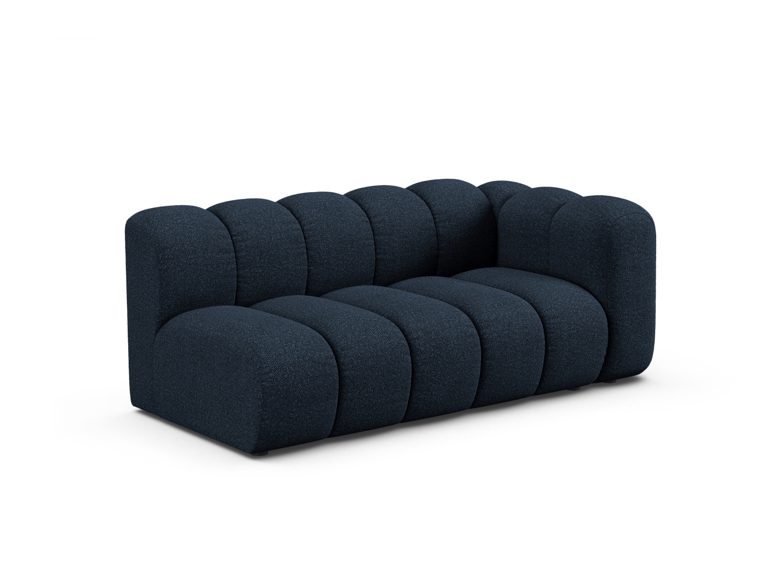 Boucle Right Modular Sofa, "Lupine", 3 Seats, 175x95x70