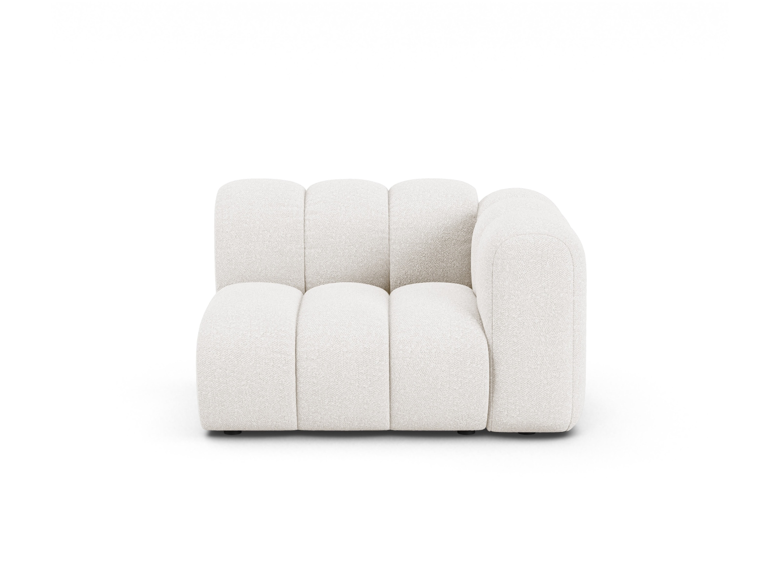 Boucle Modul Right, "Lupine", 1 Seat, 115x95x70