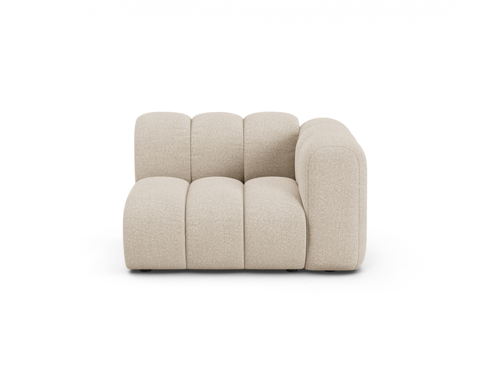 Boucle Modul Right, "Lupine", 1 Seat, 115x95x70