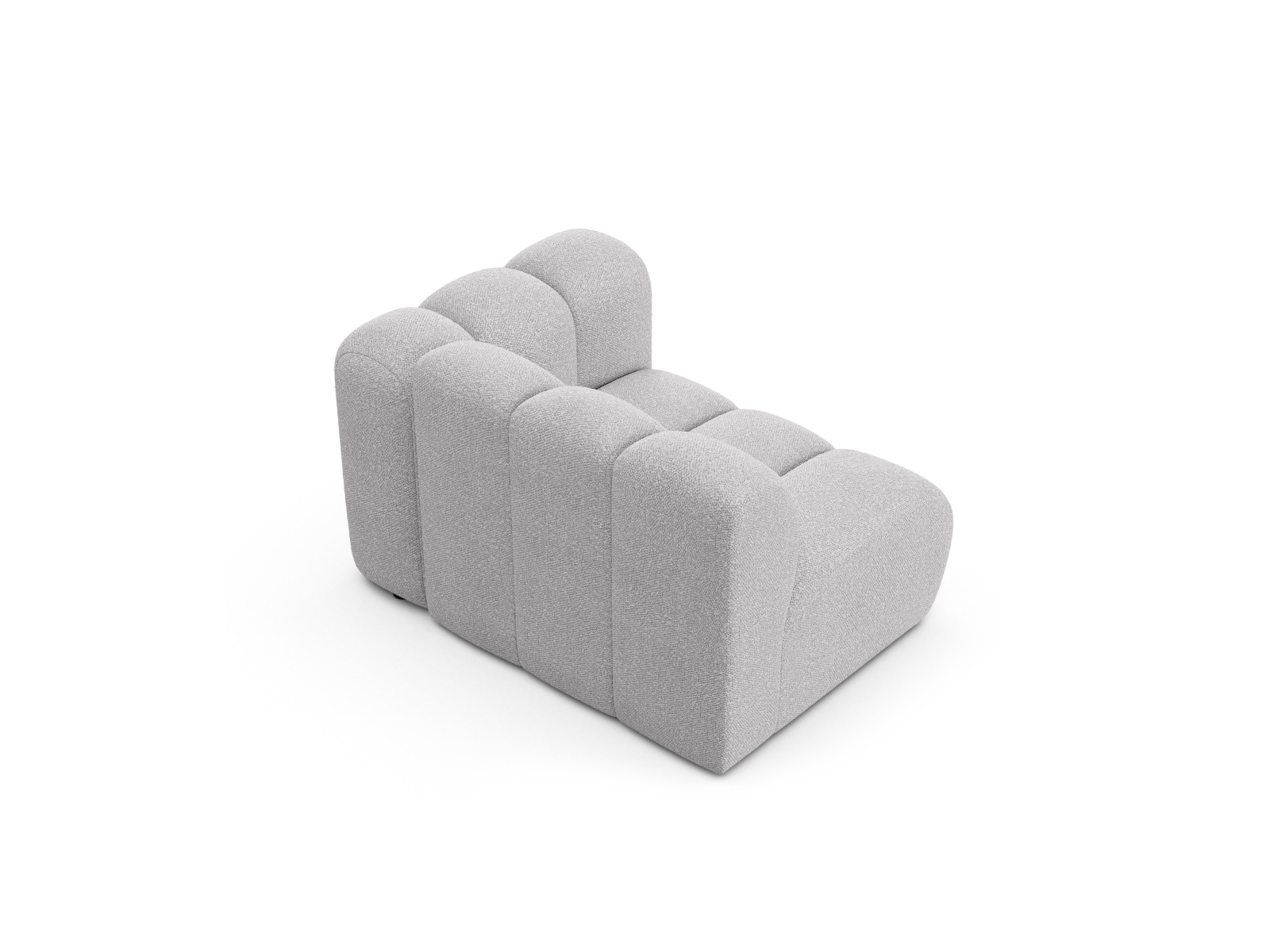 Boucle Modul Right, "Lupine", 1 Seat, 115x95x70