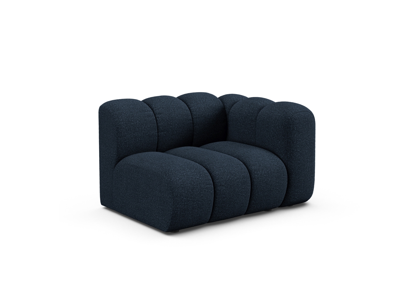 Boucle Modul Right, "Lupine", 1 Seat, 115x95x70
