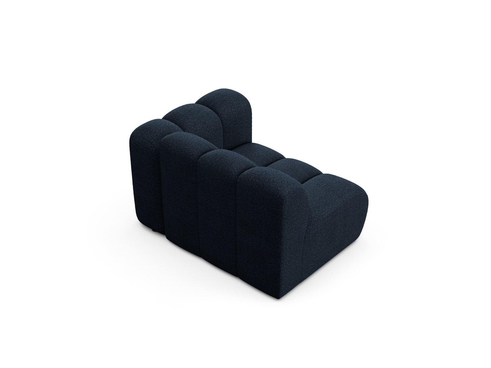 Boucle Modul Right, "Lupine", 1 Seat, 115x95x70