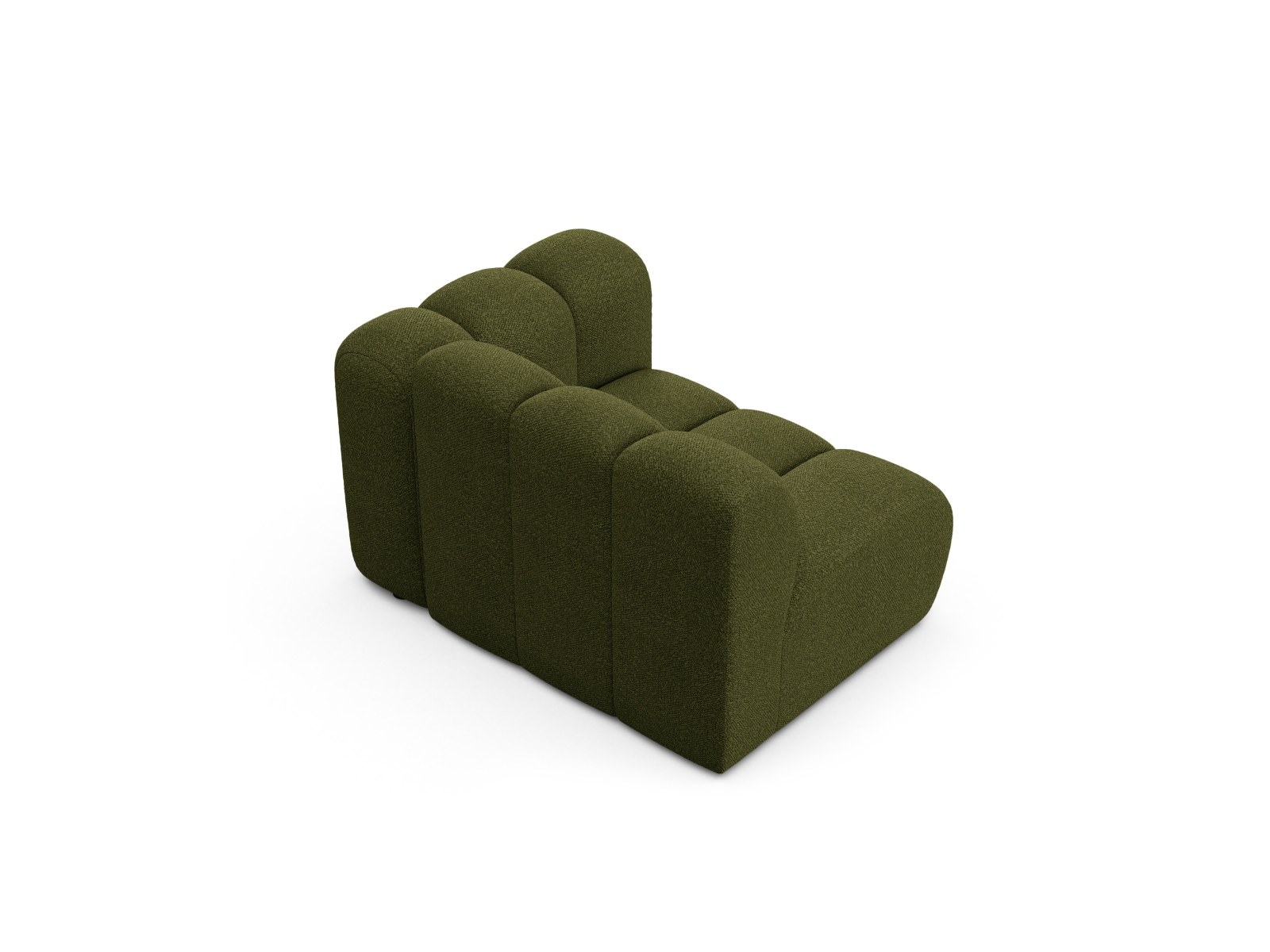 Boucle Modul Right, "Lupine", 1 Seat, 115x95x70