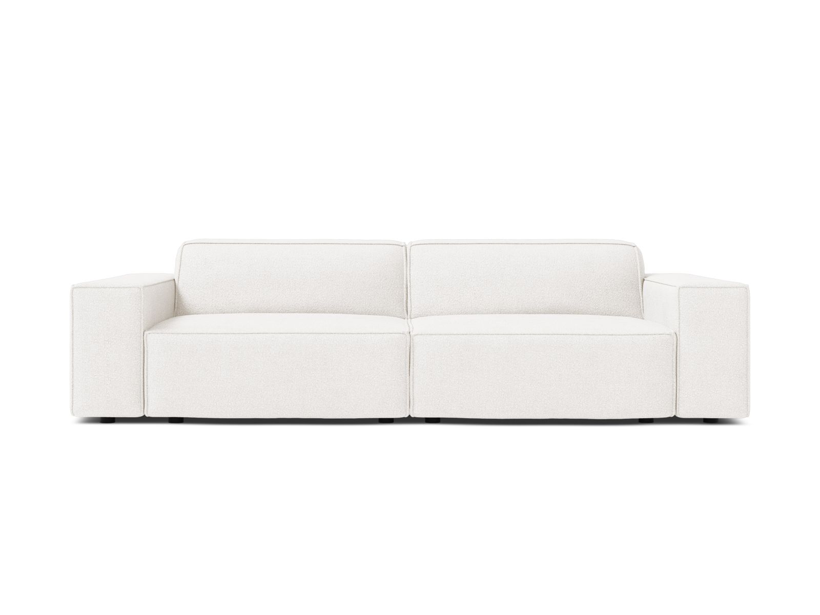 Boucle Modular Sofa, "Jodie", 3 Seats, 204x99x77