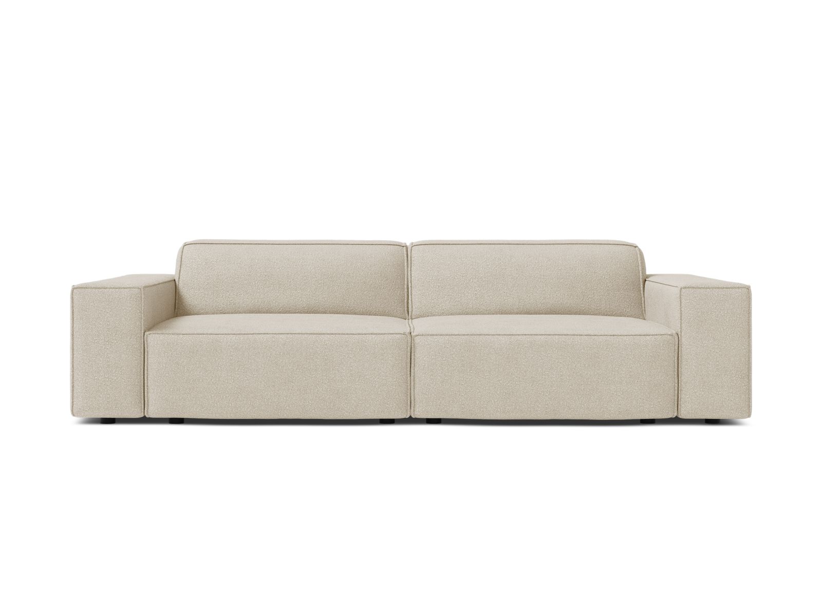 Boucle Modular Sofa, "Jodie", 3 Seats, 204x99x77