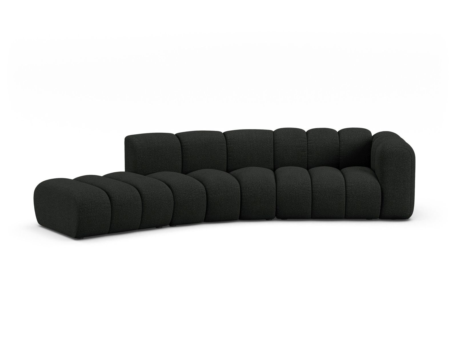 Left Modular Sofa, "Lupine", 5 Seats, 335x166x70