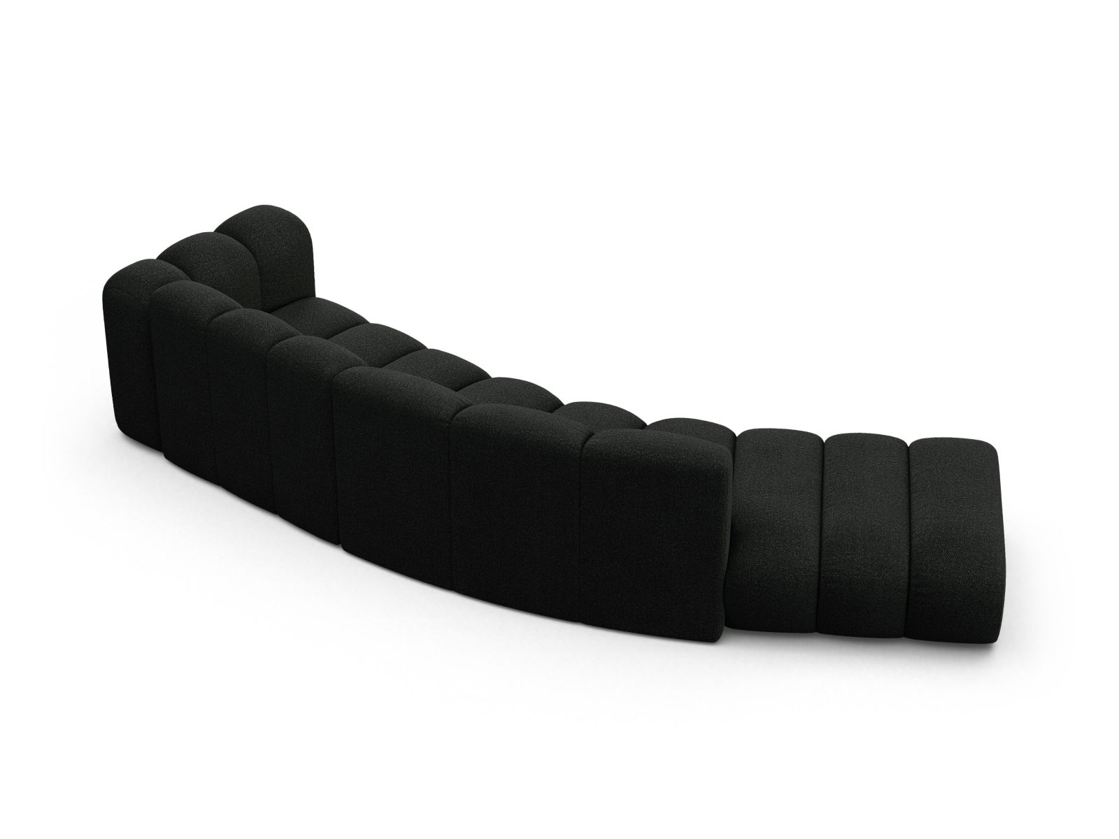 Left Modular Sofa, "Lupine", 5 Seats, 335x166x70