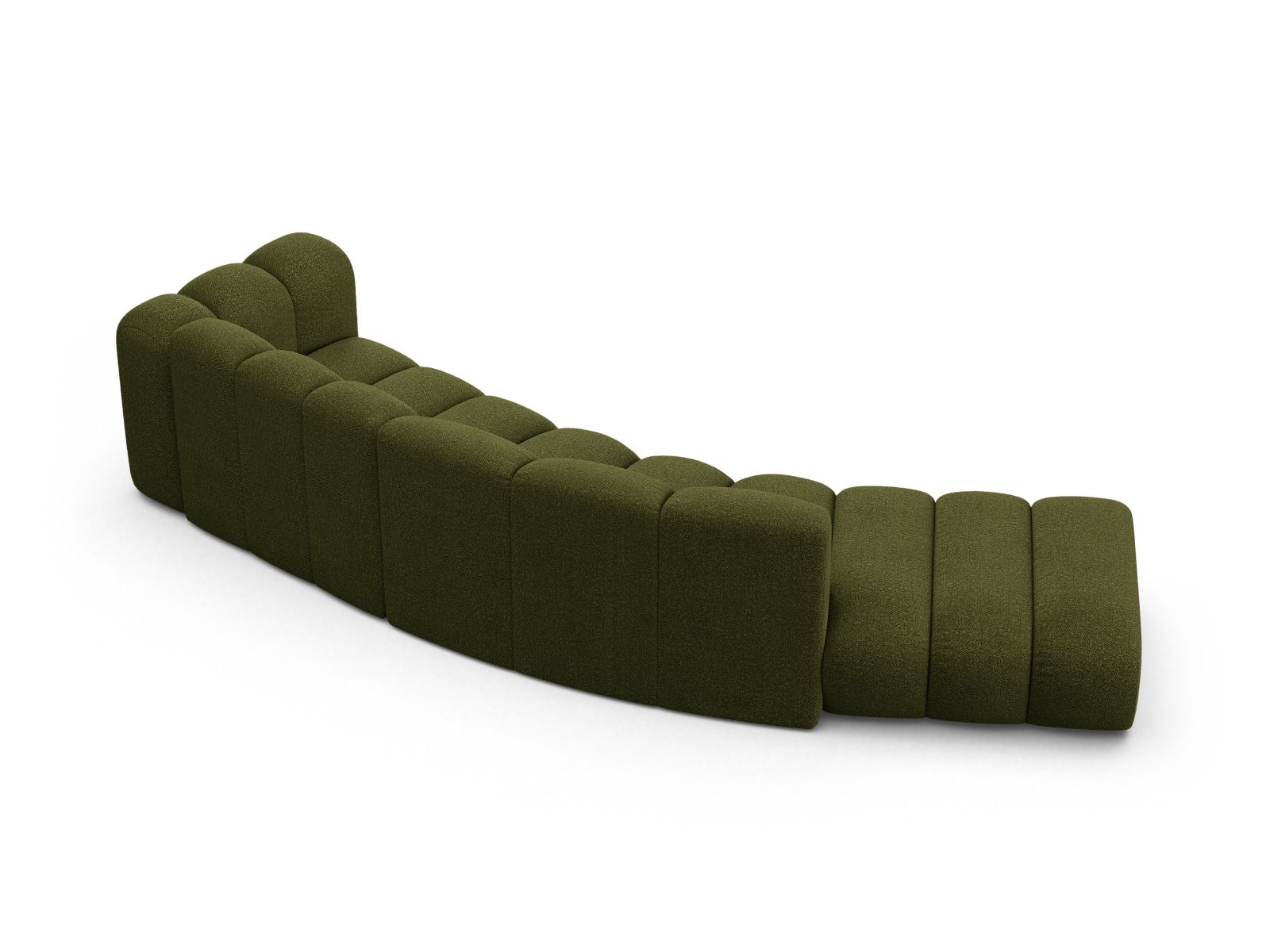 Left Modular Sofa, "Lupine", 5 Seats, 335x166x70