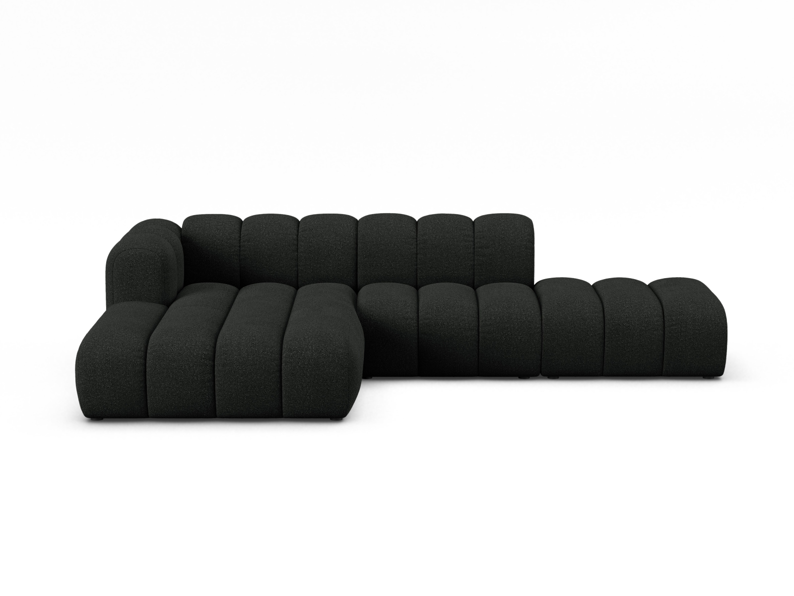 Modular Left Open Corner Sofa, "Lupine", 5 Seats, 299x177x70