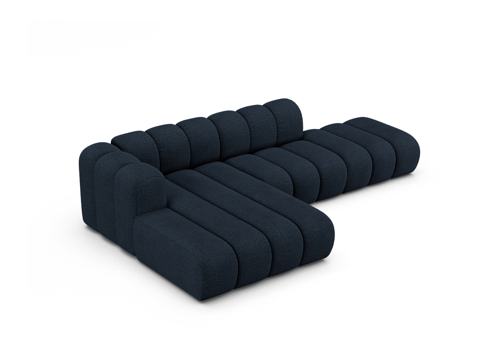 Modular Left Open Corner Sofa, "Lupine", 5 Seats, 299x177x70