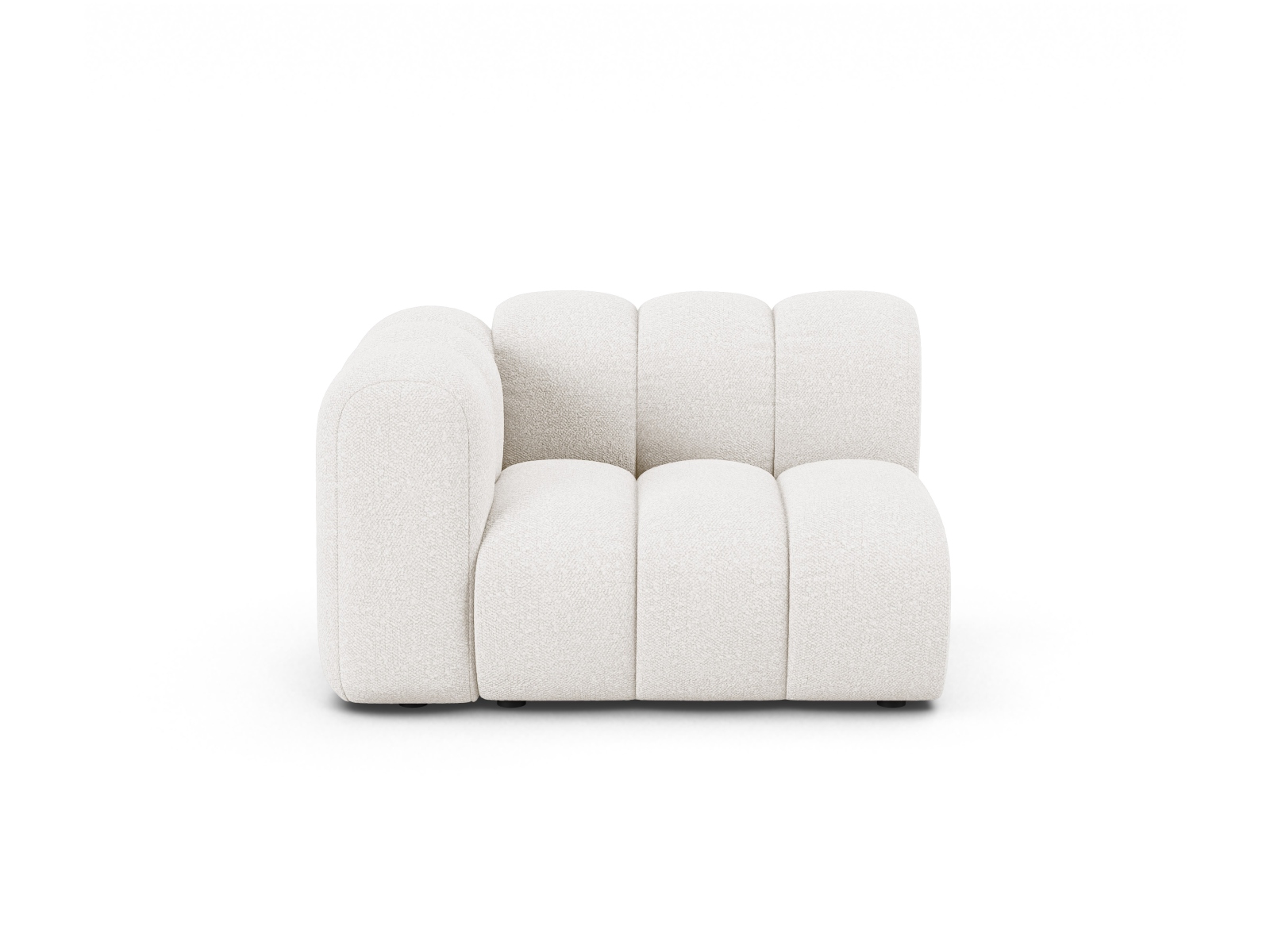 Boucle Modul Left, "Lupine", 1 Seat, 115x95x70