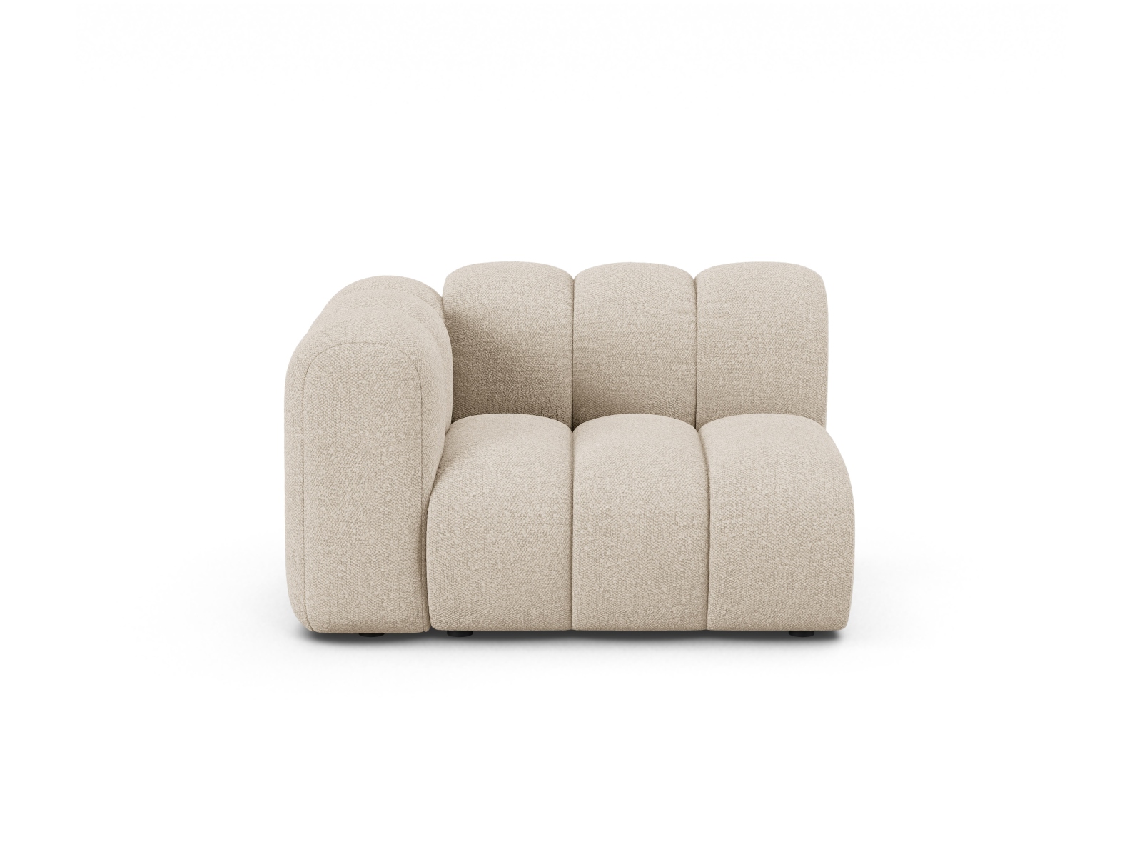Boucle Modul Left, "Lupine", 1 Seat, 115x95x70