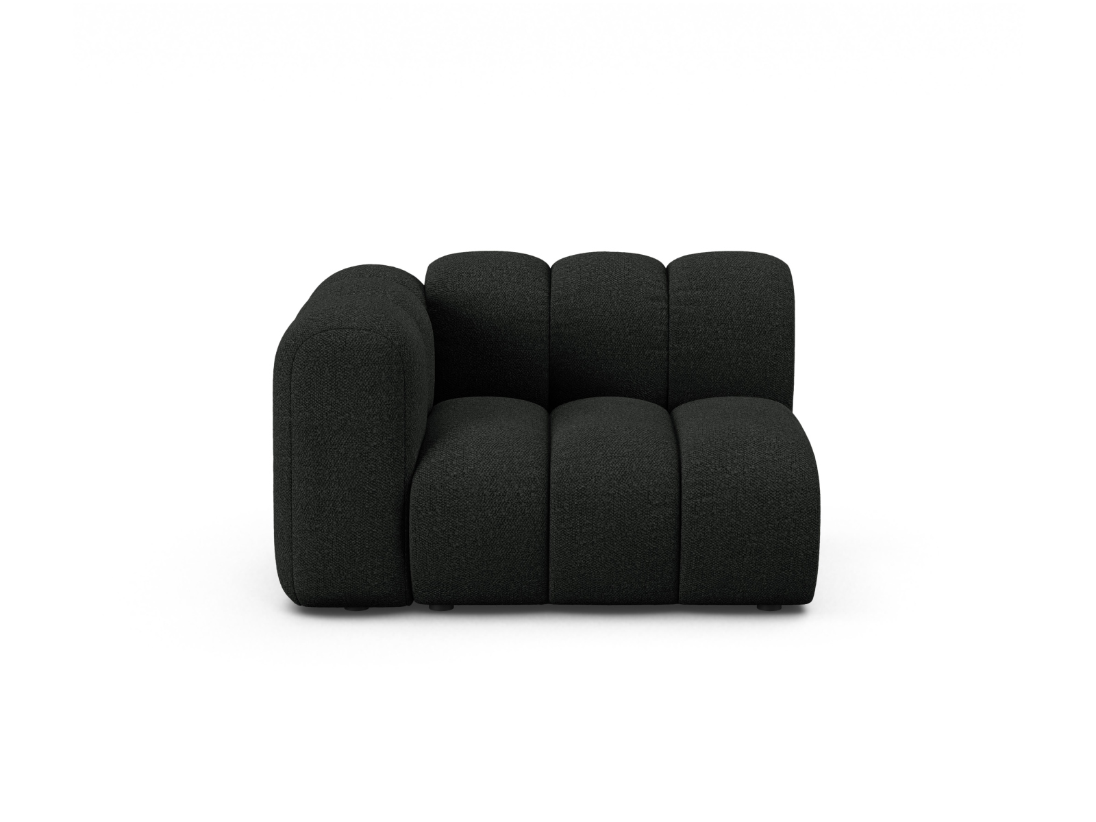 Boucle Modul Left, "Lupine", 1 Seat, 115x95x70