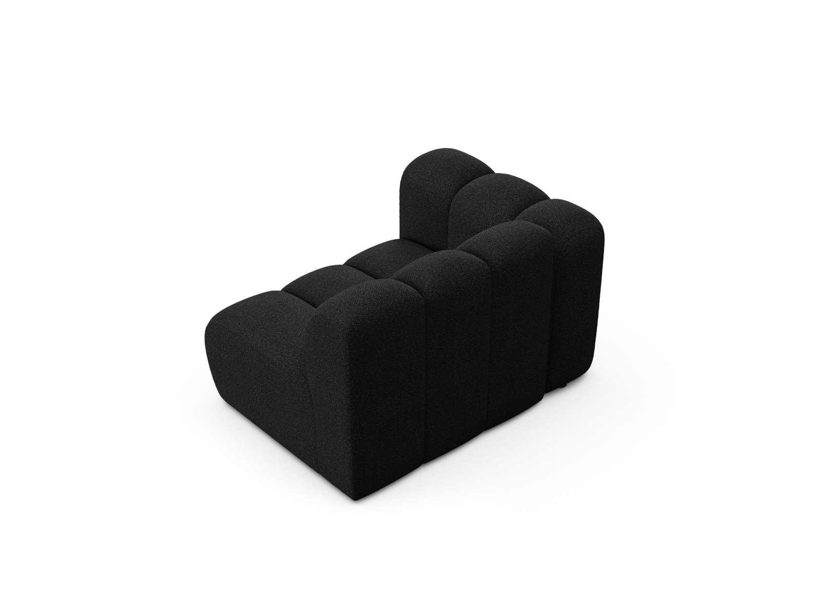 Boucle Modul Left, "Lupine", 1 Seat, 115x95x70