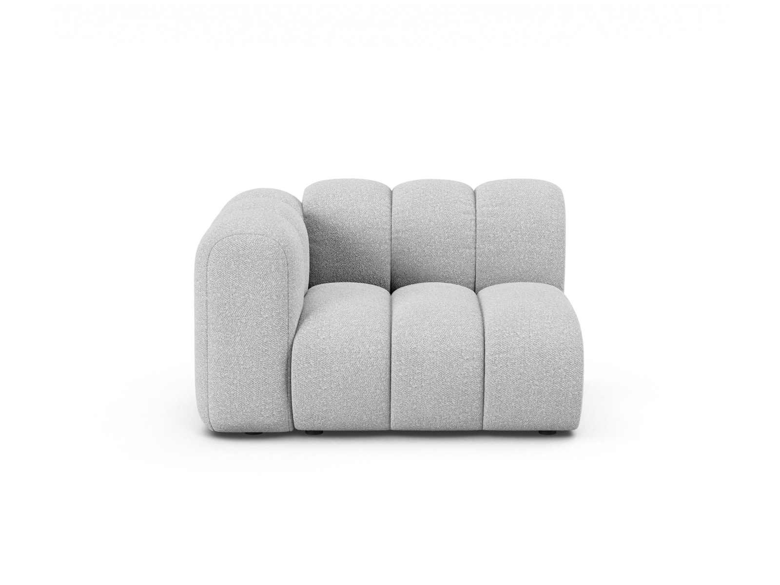 Boucle Modul Left, "Lupine", 1 Seat, 115x95x70